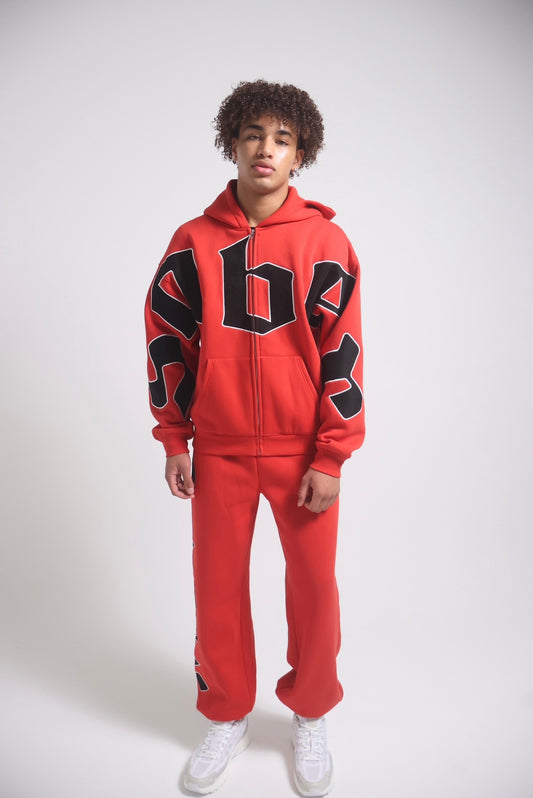 MAYHEM TRACK PANT RED