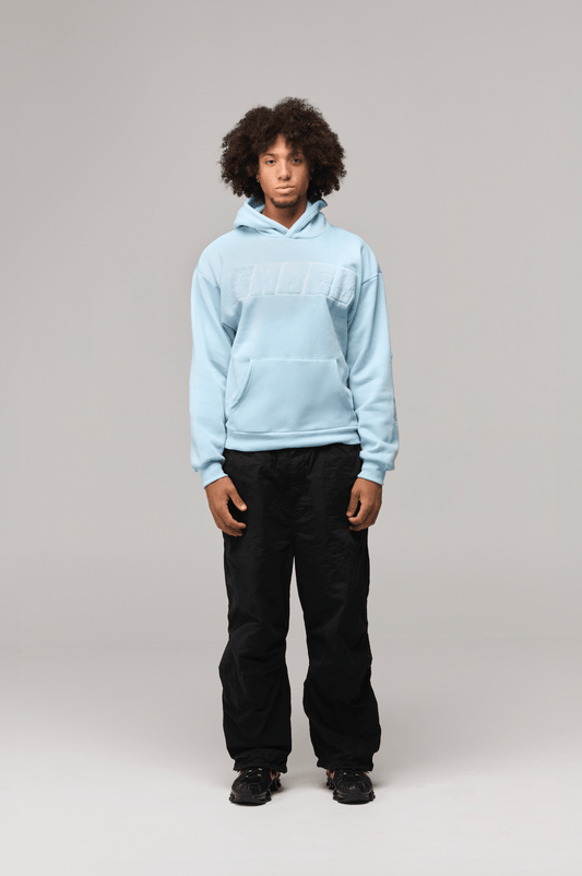 CHENILLE LOGO HOODIE BLUE