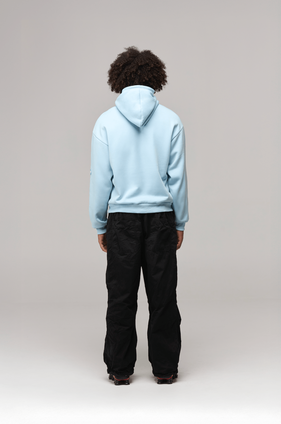 CHENILLE LOGO HOODIE BLUE